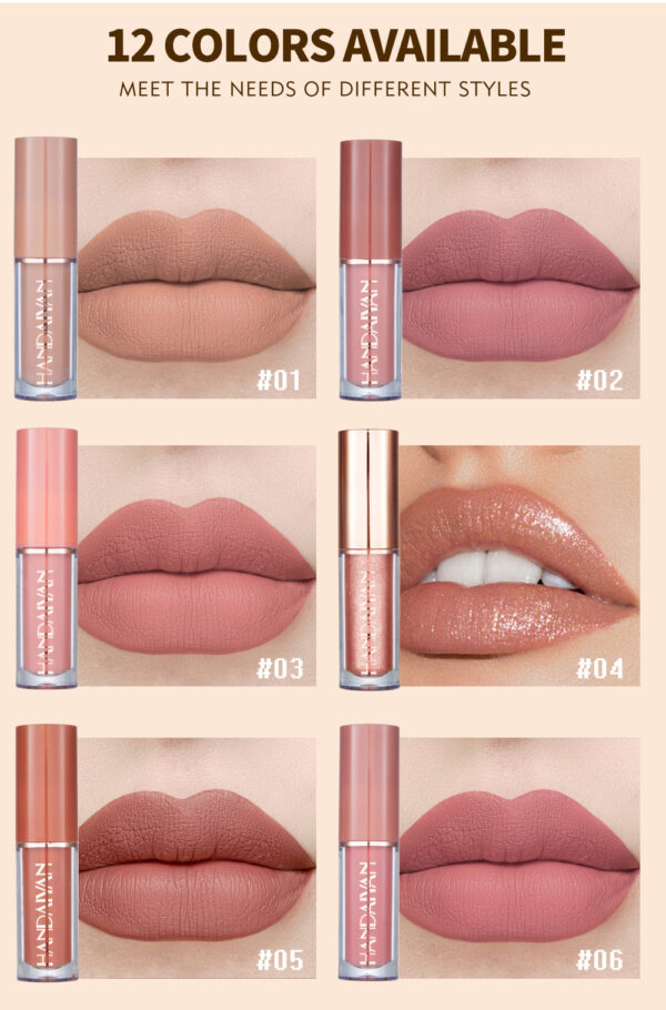 12Pcs/Box Matte Liquid Lipstick - Image 8