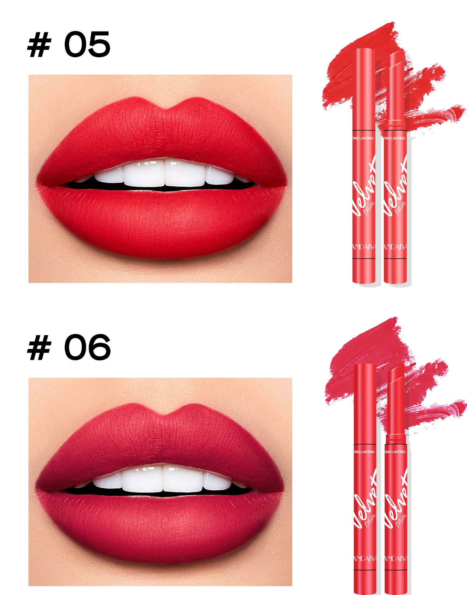 8pcs Velvet Matte Lipstick Collection | Korean Lip Stick Set with Gift Box - Image 7